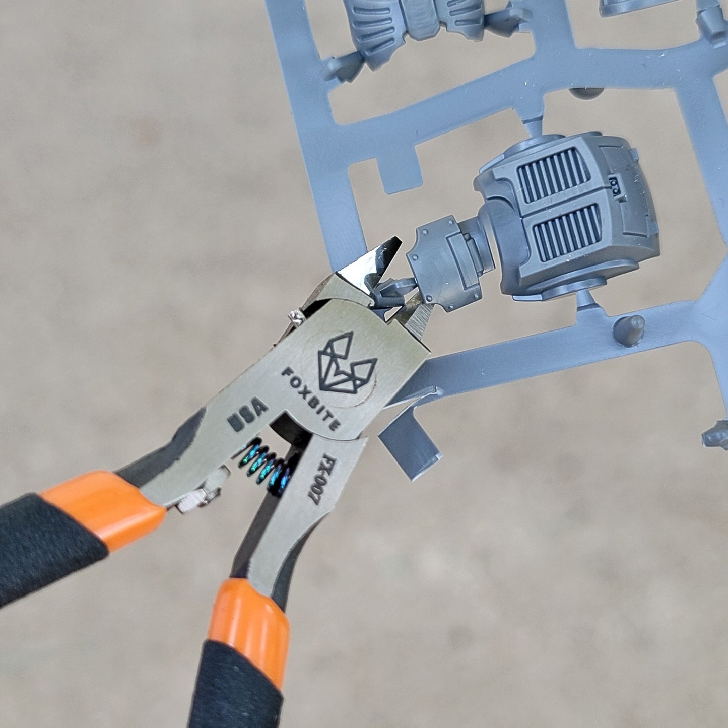 "Miniature side cutters with adjustable tension and included hex key"