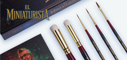 miniature painting brushes foxbite