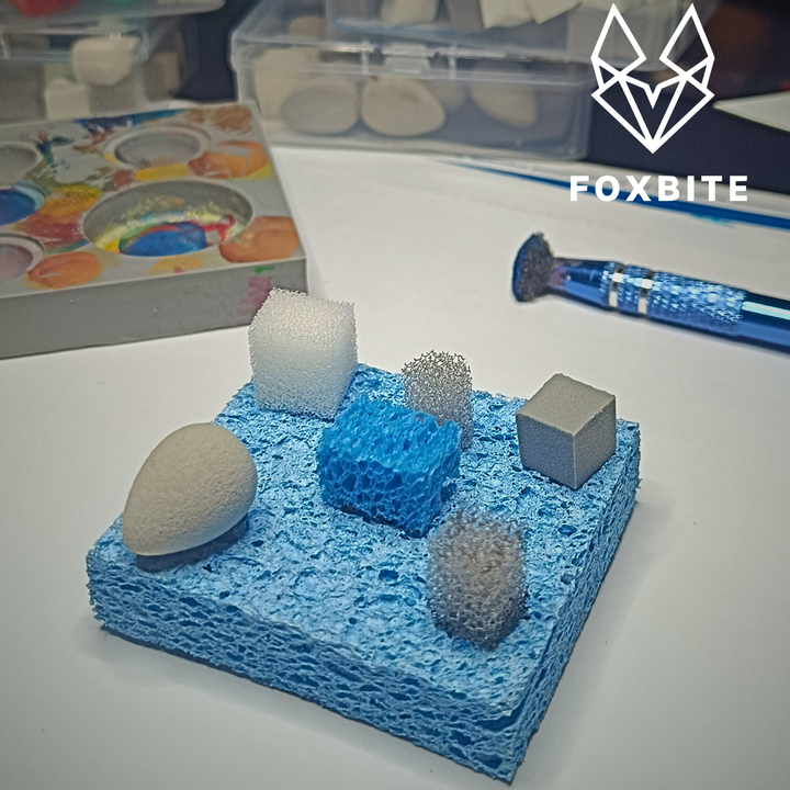 Sponges for miniature painting.