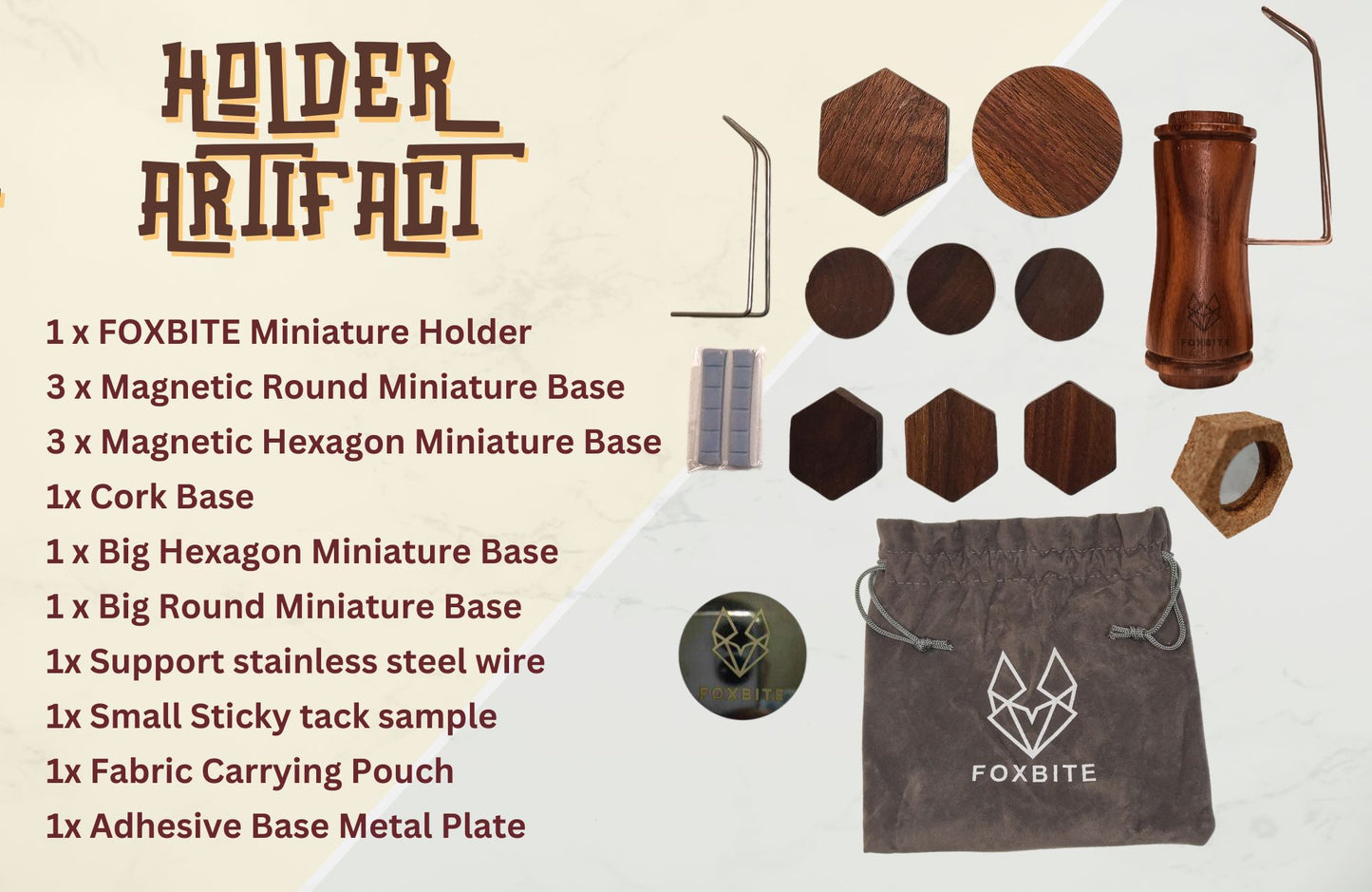 Soporte para pinturas en miniatura: perfecto para miniaturas DND, modelos a escala y figuras de fantasía. Artefacto de soporte