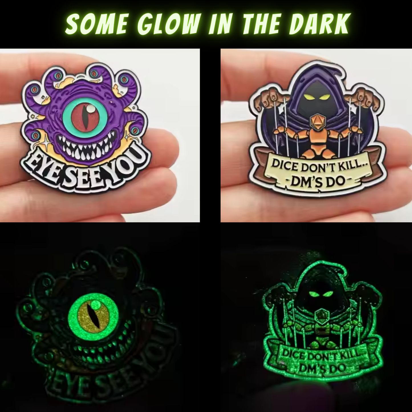 Achievement Enamel Pin Set – DnD Edition