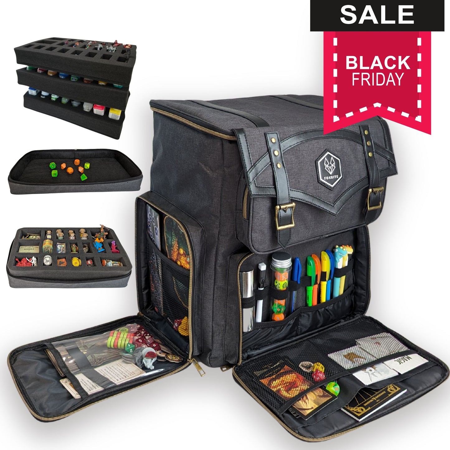 Backpack For Gaming and Miniature Painting