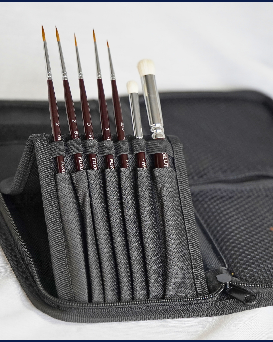 “Kolinsky Sable Set Brushes for Miniature Painting - SEVEN DEADLY SINS Fine Detail Kit for Warhammer and Model Painting