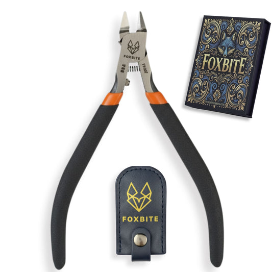 FOXBITE Precision Hobby Nippers – Ultra Sharp Sprue Cutter for Miniature Painting