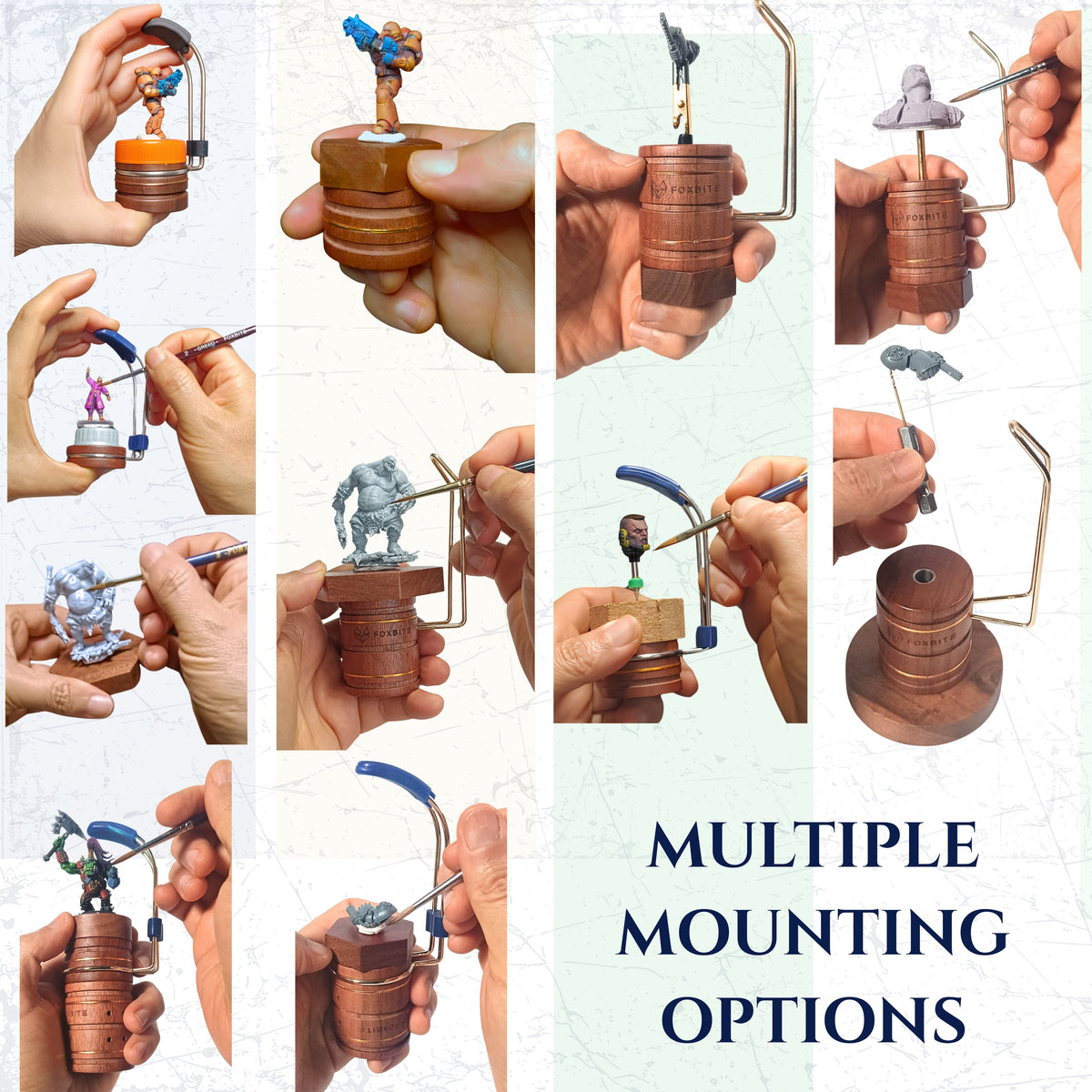 FOXBITE Pro Holder Artifact – Modular Miniature Painting Handle