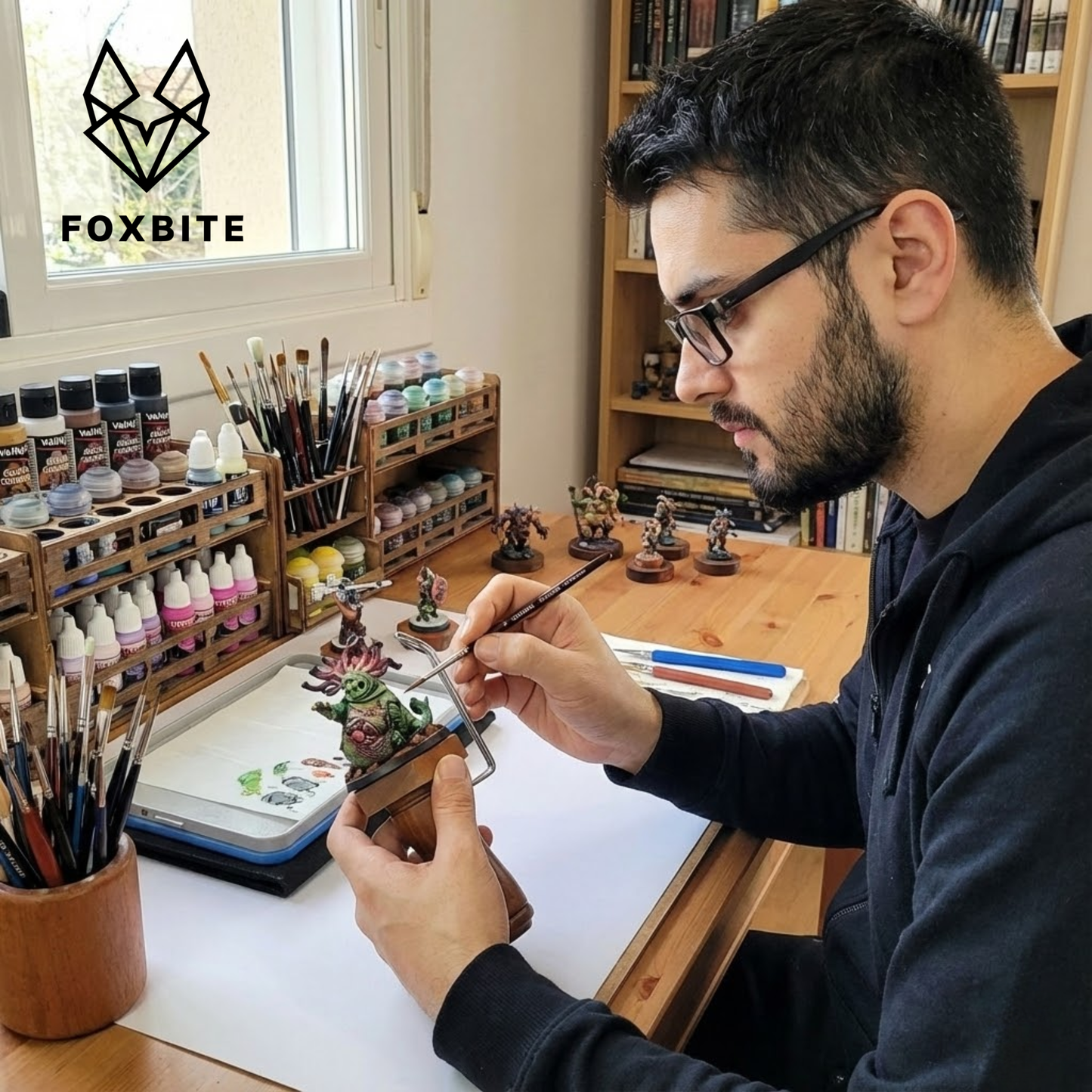 Seven Deadly Sins Synthetic - Fine Detail Paint Brushes for Miniatures