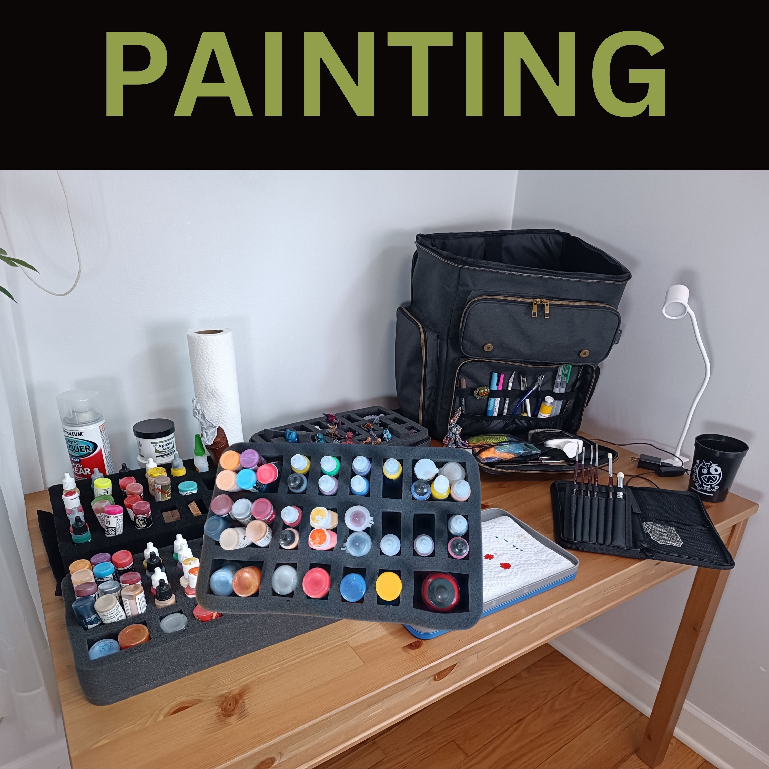 Backpack For Gaming and Miniature Painting – FOXBITE