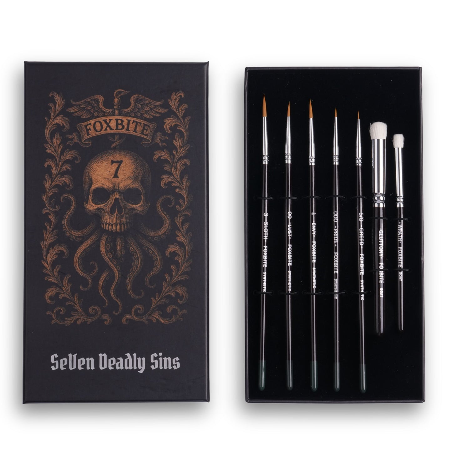 foxbite brushes synthetic series