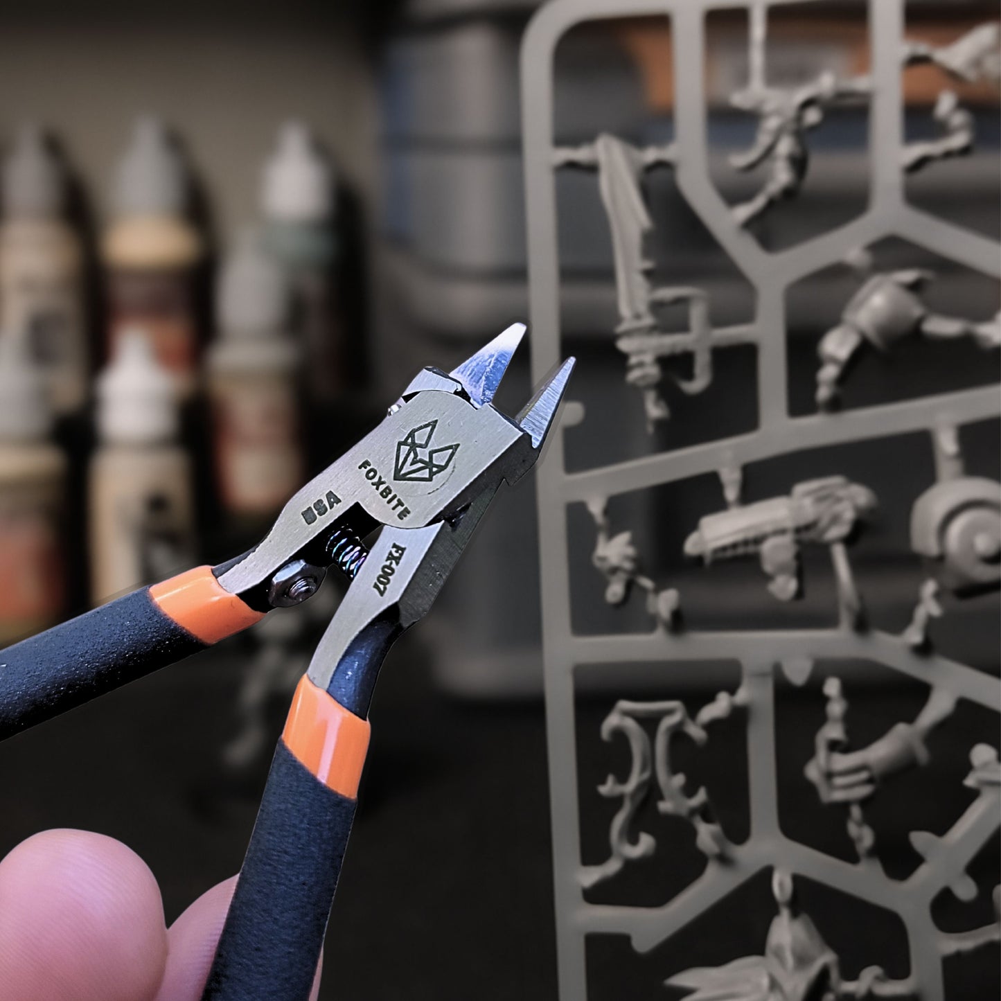 "FX007 side cutters by FOXBITE – a must-have tool for serious hobbyists and kitbashers"

