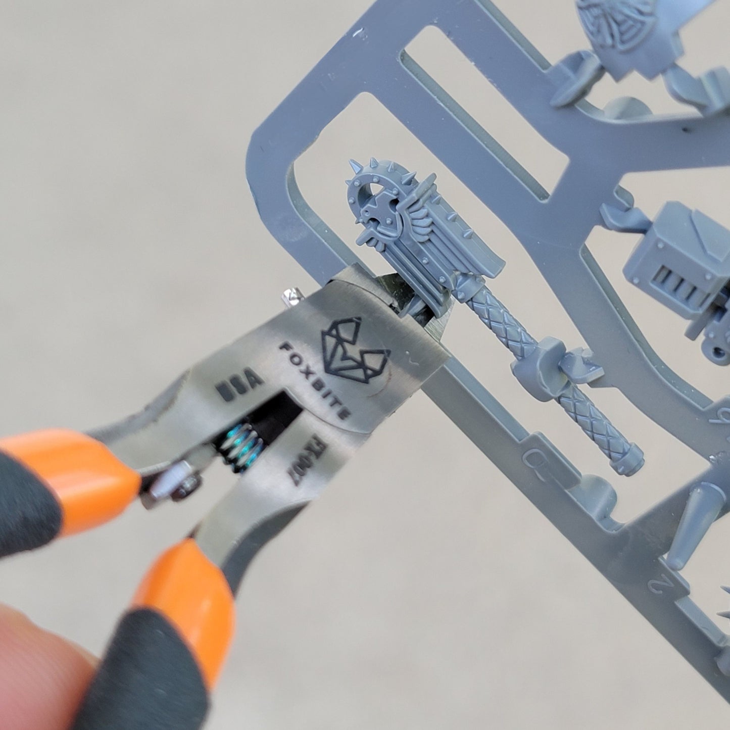 "Premium side cutters with ultra-sharp blades for hobby modeling and clean plastic removal"

